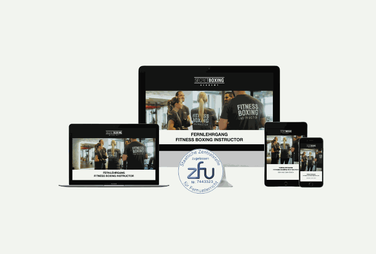 Fitness Boxtrainer Basic Lizenz – Online Fernlehrgang auf allen Geräten