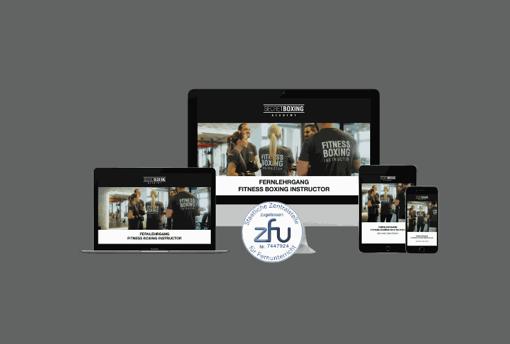 Fitness Boxtrainer Pro Lizenz – Online Fernlehrgang auf allen Geräten